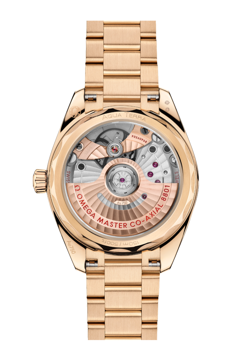 Omega | SEAMASTER AQUA TERRA SHADES 34 MM, ORO MOONSHINE&trade; SU ORO MOONSHINE&trade; - 220.50.34.20.08.001 (2)