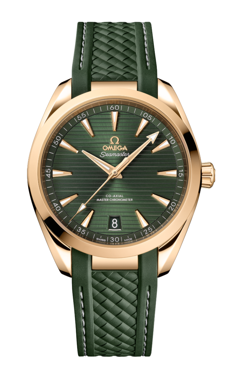 Omega | SEAMASTER AQUA TERRA 150M 41 MM, ORO MOONSHINE&trade; SU CAUCCI&Ugrave; - 220.52.41.21.10.001 (1)