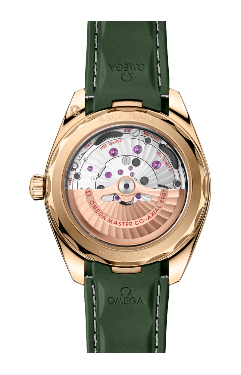 Omega | SEAMASTER AQUA TERRA 150M 41 MM, ORO MOONSHINE&trade; SU CAUCCI&Ugrave; - 220.52.41.21.10.001 (2)