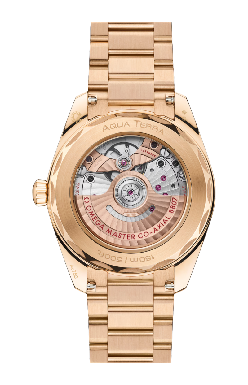 Omega | SEAMASTER AQUA TERRA 150M 38 MM, ORO MOONSHINE&trade; SU ORO MOONSHINE&trade; - 220.55.38.20.99.002 (2)