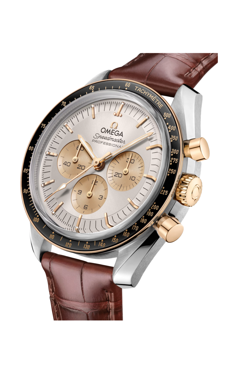 Omega | SPEEDMASTER MOONWATCH PROFESSIONAL 42 MM, ACCIAIO-ORO MOONSHINE&trade; SU ALLIGATORE - 310.23.42.50.02.001 (3)