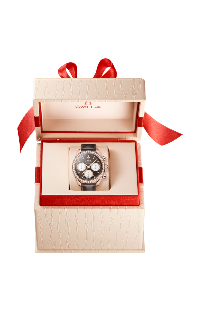 Omega | SPEEDMASTER 38 MM, ORO SEDNA&trade; SU ALLIGATORE - 324.58.38.50.63.001 (3)