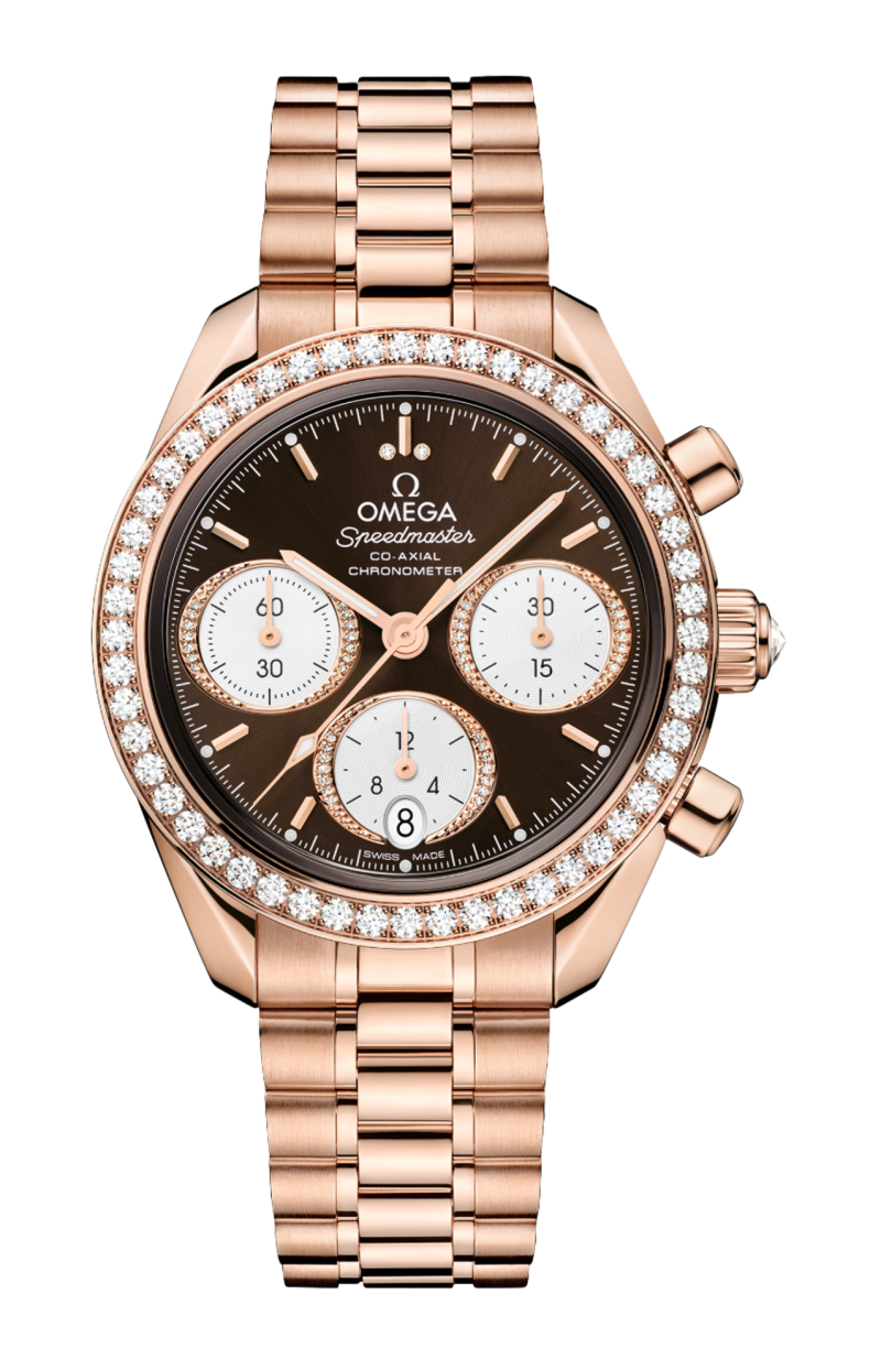 Omega | SPEEDMASTER 38 MM, ORO SEDNA&trade; SU ORO SEDNA&trade; - 324.55.38.50.63.001 (1)