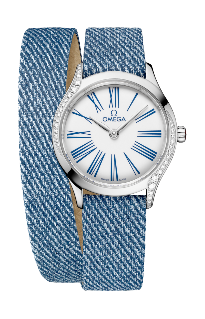 Omega | DE VILLE MINI TR&Eacute;SOR 26 MM, ACCIAIO SU PELLE - 428.17.26.60.04.009 (1)