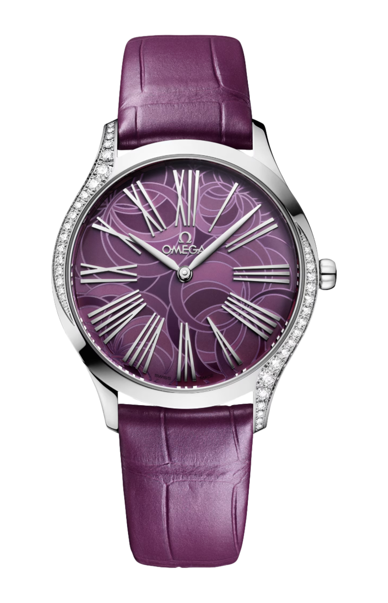 Omega | DE VILLE TR&Eacute;SOR 36 MM, ACCIAIO SU ALLIGATORE - 428.18.36.60.10.003 (1)