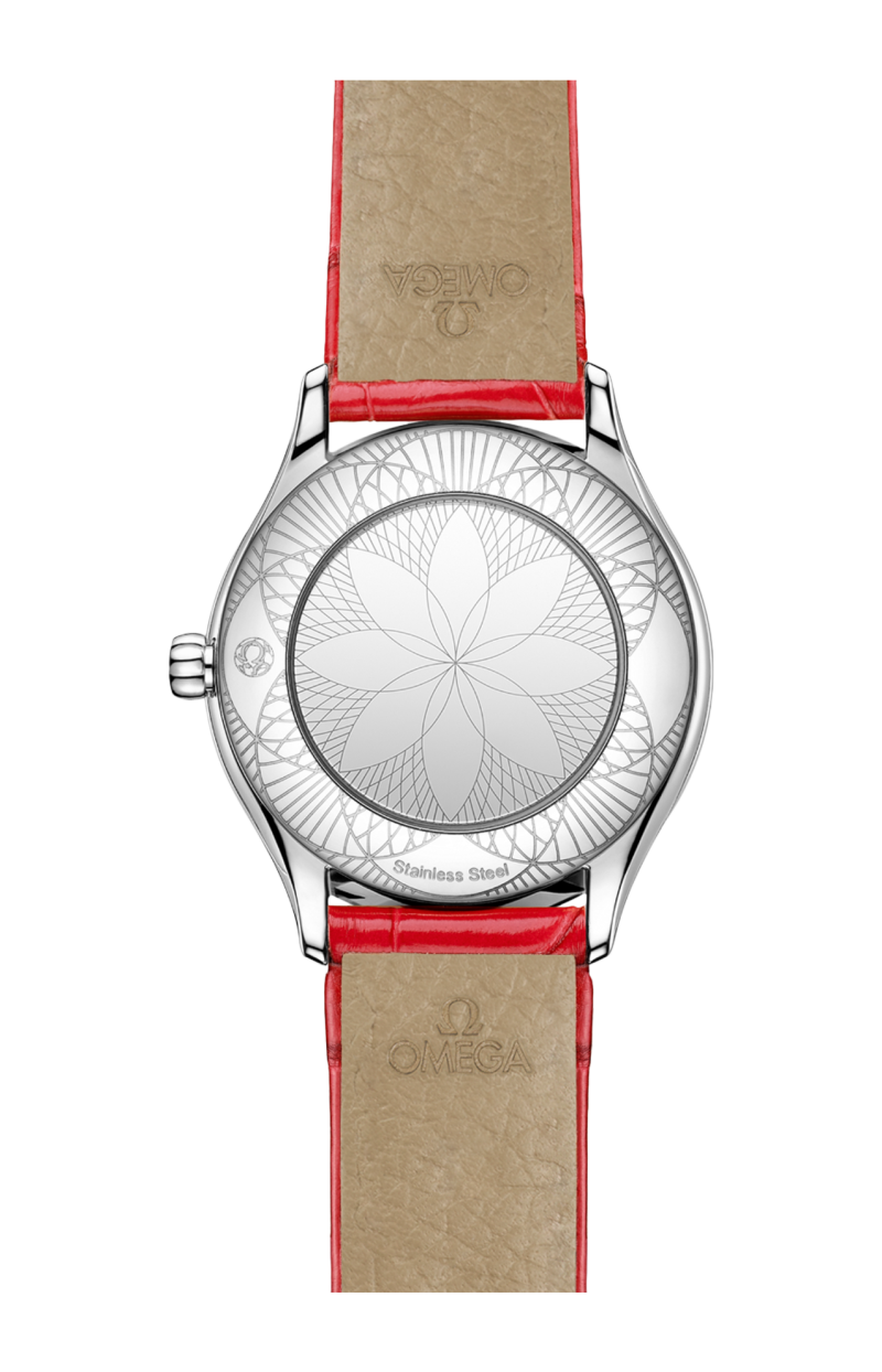 Omega | DE VILLE MINI TR&Eacute;SOR 26 MM, ACCIAIO SU ALLIGATORE - 428.18.26.60.04.003 (2)