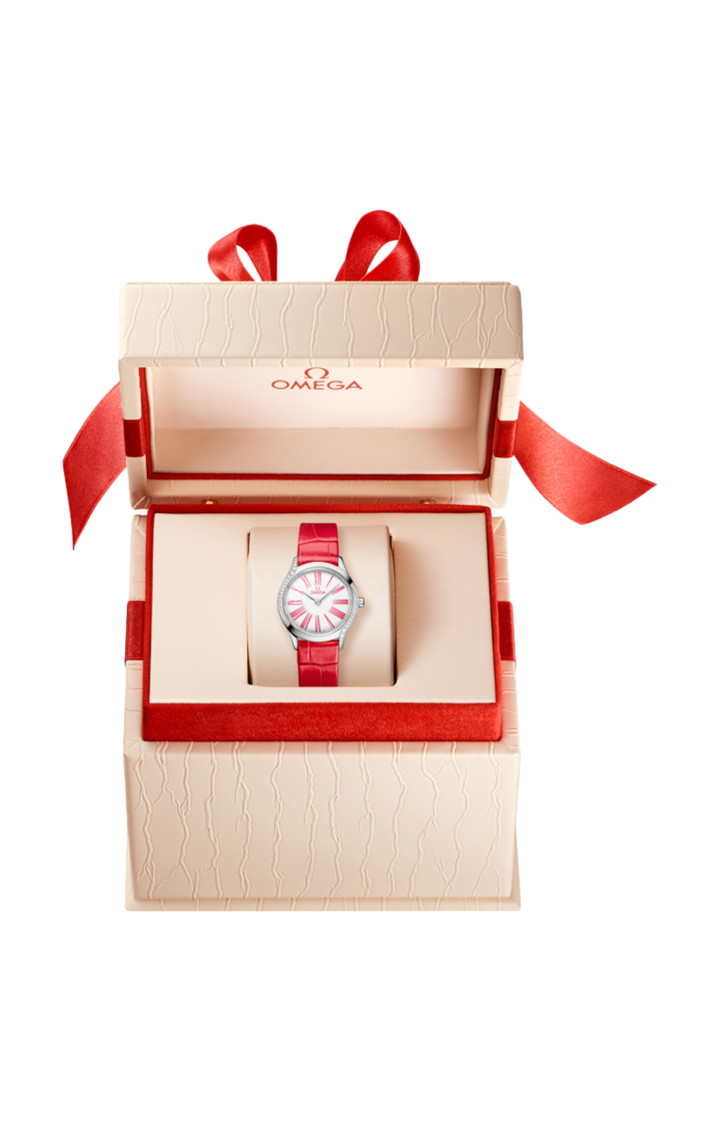 Omega | DE VILLE MINI TR&Eacute;SOR 26 MM, ACCIAIO SU ALLIGATORE - 428.18.26.60.04.003 (3)