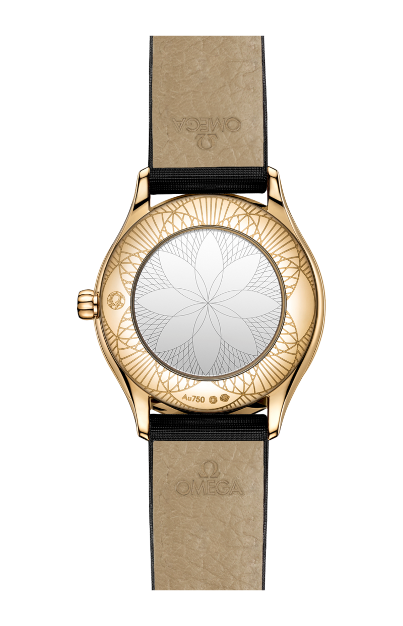 Omega | DE VILLE MINI TR&Eacute;SOR 26 MM, ORO MOONSHINE&trade; SU TESSUTO - 428.57.26.60.99.001 (2)