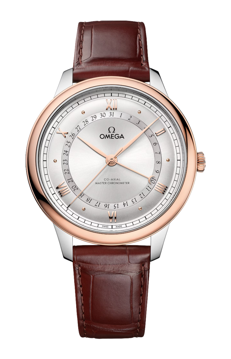 Omega | DE VILLE PRESTIGE 42 MM, ACCIAIO-ORO SEDNA&trade; SU ALLIGATORE - 434.23.42.22.02.001 (1)