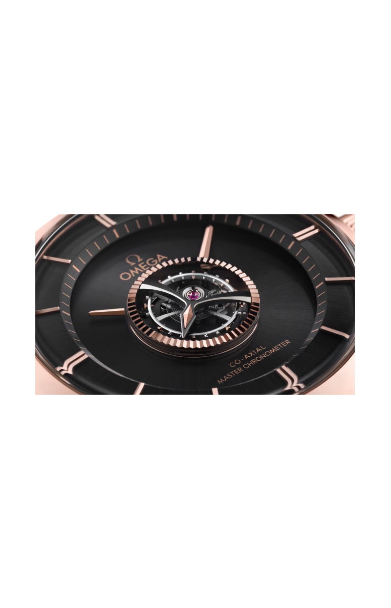 Omega | DE VILLE TOURBILLON 43 MM, ORO SEDNA&trade;-ORO CANOPUS GOLD&trade; SU PELLE - LIMITED EDITION - 529.53.43.22.01.001 (3)