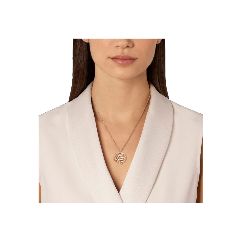 Chaumet | CHAUMET - PENDENTE BEE DE CHAUMET IN ORO ROSA CON PAV&Eacute; DI DIAMANTI - 085404 (2)