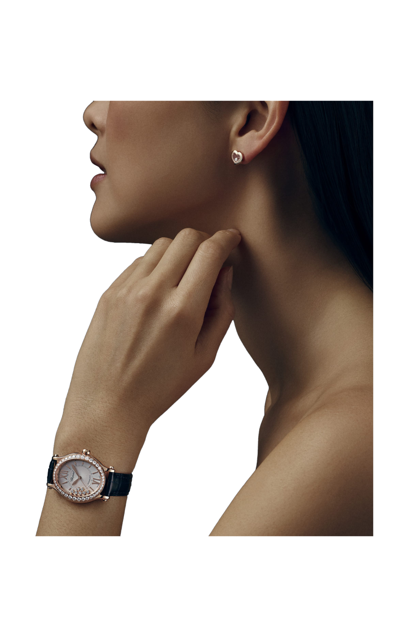 Chopard | HAPPY SPORT 29 X 31 MM, AUTOMATICO, ORO ROSA ETICO, DIAMANTI - 275362 (5)