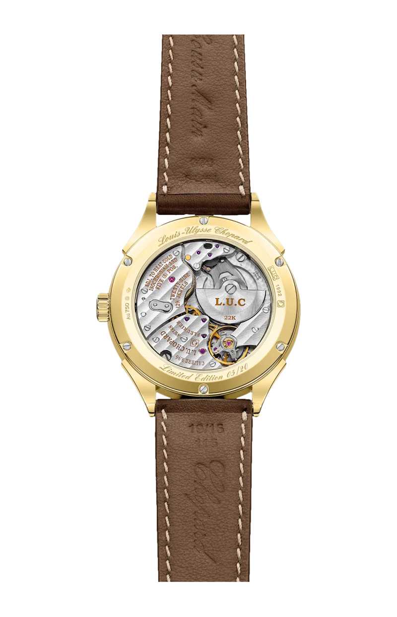 Chopard | L.U.C QUALITE FLEURIER 20TH ANNIVERSARY EDITION 39 MM, AUTOMATICO, ORO GIALLO ETICO - LIMITED EDITION - 161992 (2)