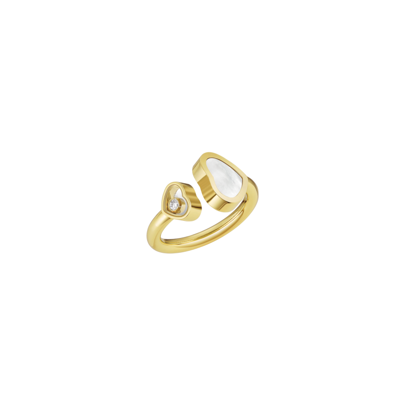 Chopard | CHOPARD - ANELLO HAPPY DIAMONDS ORO GIALLO ETICO, DIAMANTE, MADREPERLA - 829482 (1)