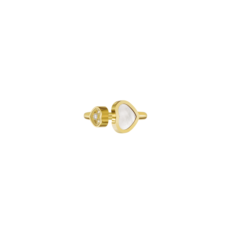 Chopard | CHOPARD - ANELLO HAPPY DIAMONDS ORO GIALLO ETICO, DIAMANTE, MADREPERLA - 829482 (2)
