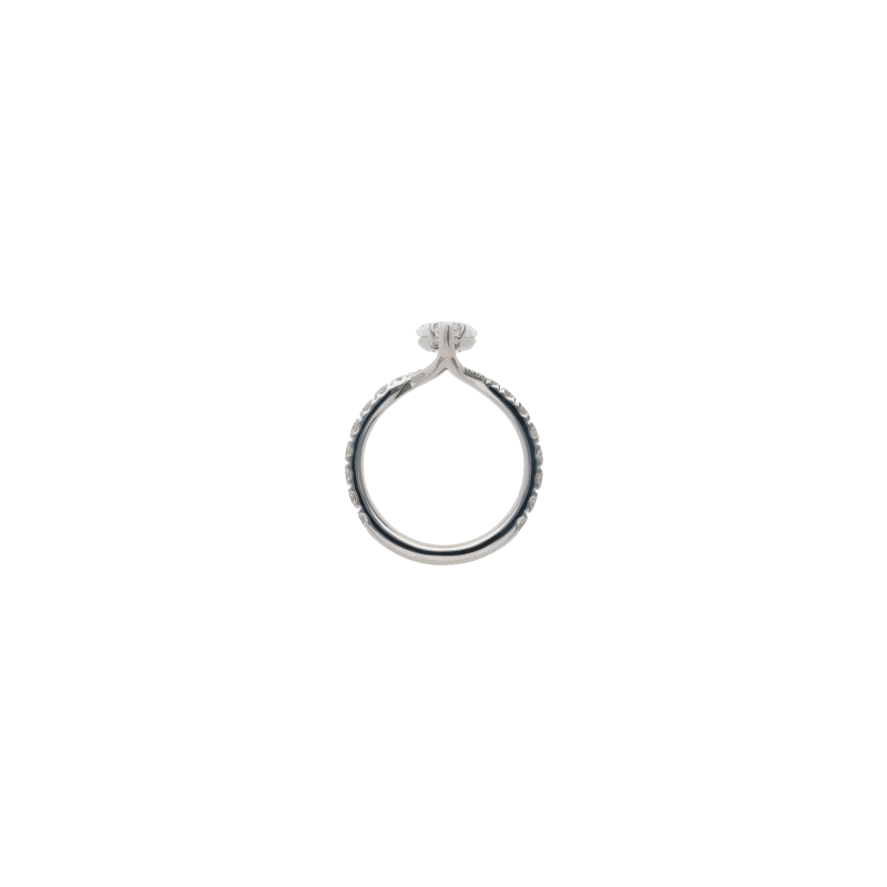 Bartorelli Italian Jewels | ANELLO SOLITARIO IN ORO BIANCO CON DIAMANTE NAVETTE CERTIFICATO GIA - 000-4587NS (3)