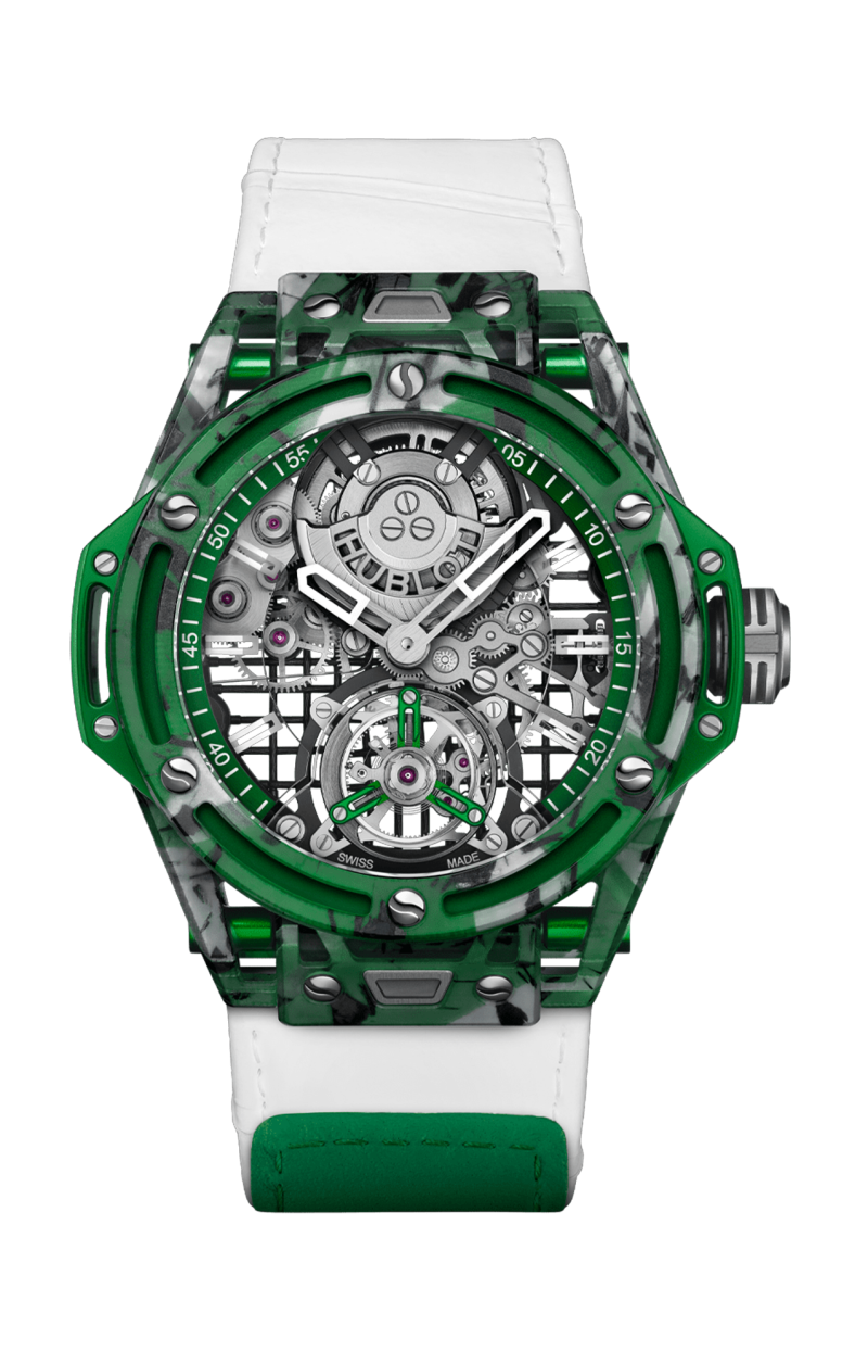 Hublot | BIG BANG TOURBILLON NOVAK DJOKOVIC GOAT EDITION GREEN 44 MM - 429.QKG.0120.NR.DJO26 (1)