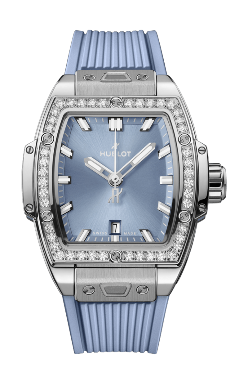 Hublot | SPIRIT OF BIG BANG STEEL COAL BLUE DIAMONDS 32 MM - 682.SX.717B.RX.1204 (1)