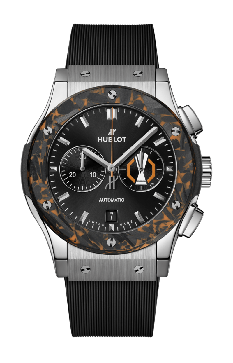 Hublot | CLASSIC FUSION CHRONOGRAPH UEFA EUROPA LEAGUE&trade; TITANIUM CARBON 42 MM - LIMITED EDITION - 541.NQ.1470.RX.UEL26 (1)