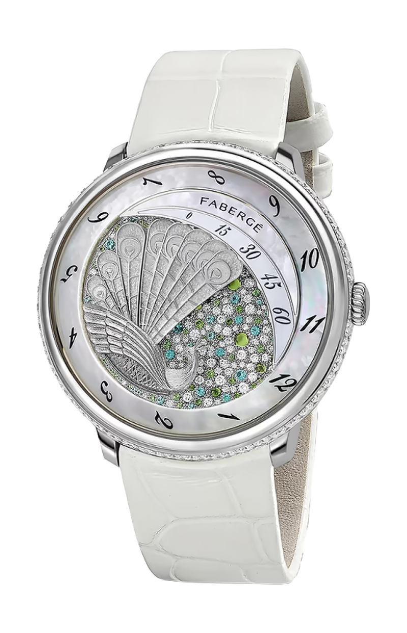 Faberg&eacute; | OROLOGIO CON PIETRA PREZIOSA PAVONE - 797WA1542 (1)