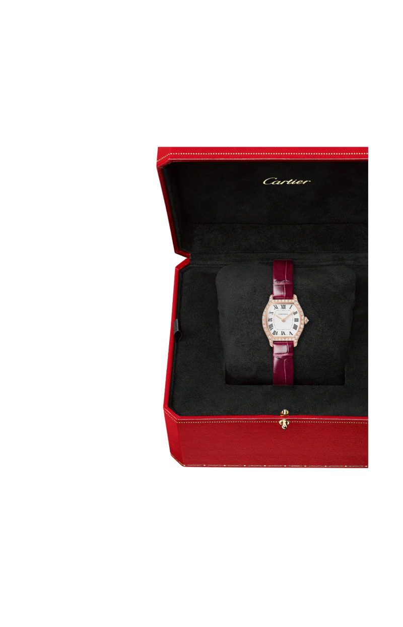 Cartier | TORTUE MODELLO MINI, ORO ROSA, DIAMANTI, QUARZO - WJTO0011 (3)