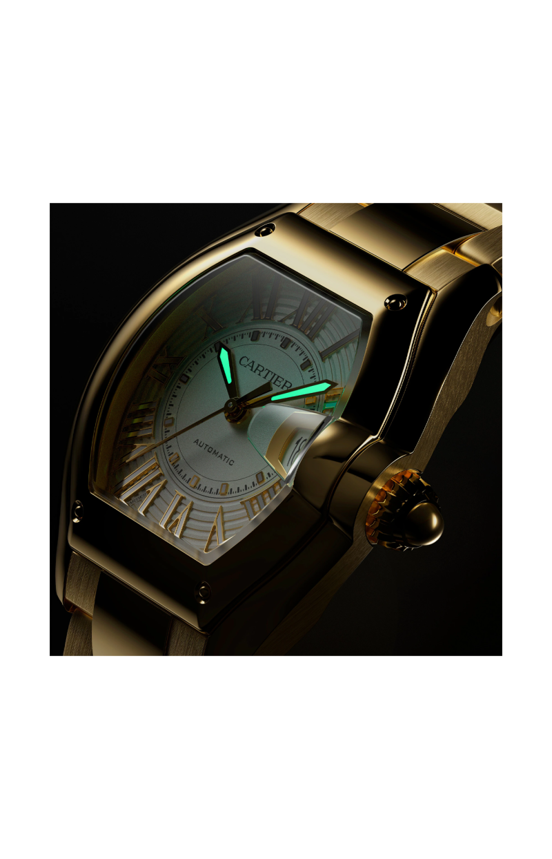 Cartier | ROADSTER MODELLO MEDIO, ORO GIALLO, AUTOMATICO - WGRD0011 (9)