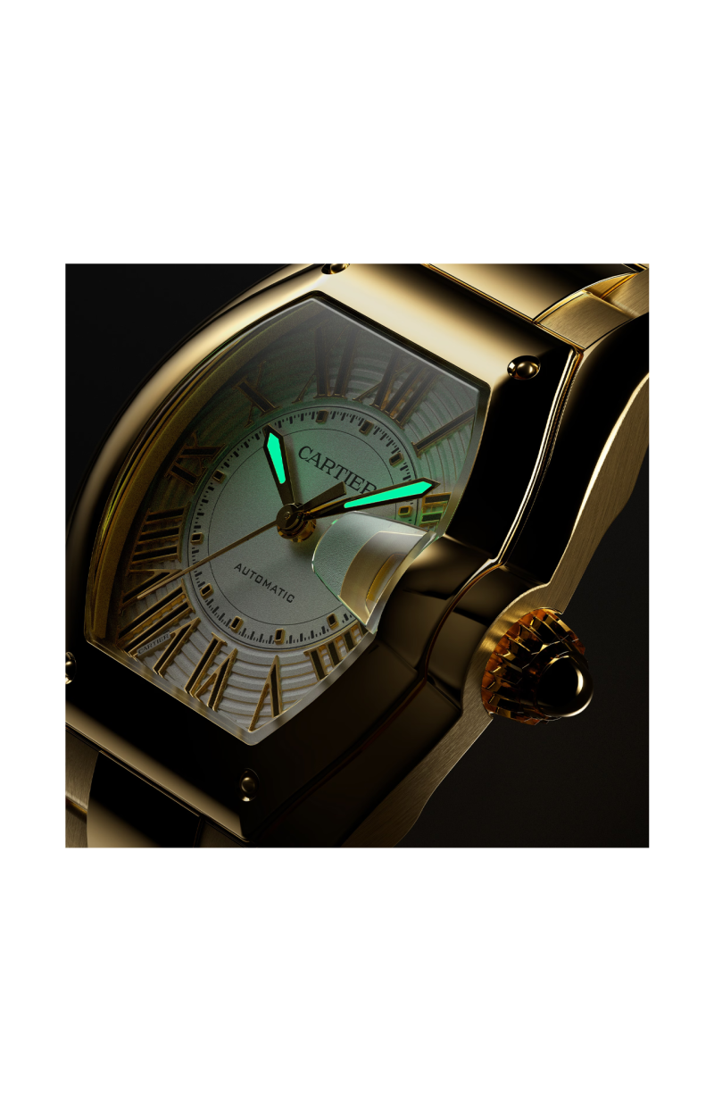 Cartier | ROADSTER MODELLO GRANDE, ORO GIALLO, AUTOMATICO - WGRD0012 (9)