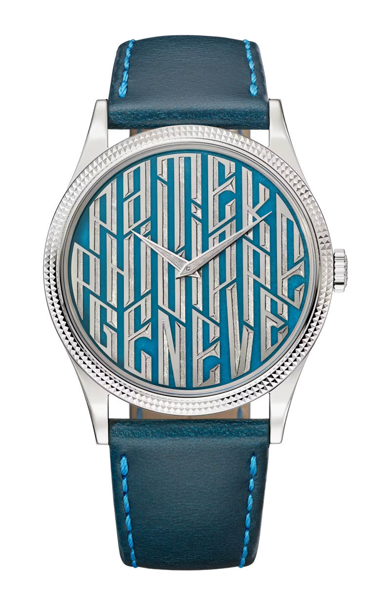 Patek Philippe | RARE HANDCRAFTS TIPOGRAFIA BLU, AUTOMATICO - LIMITED EDITION - 5177G-056 (1)