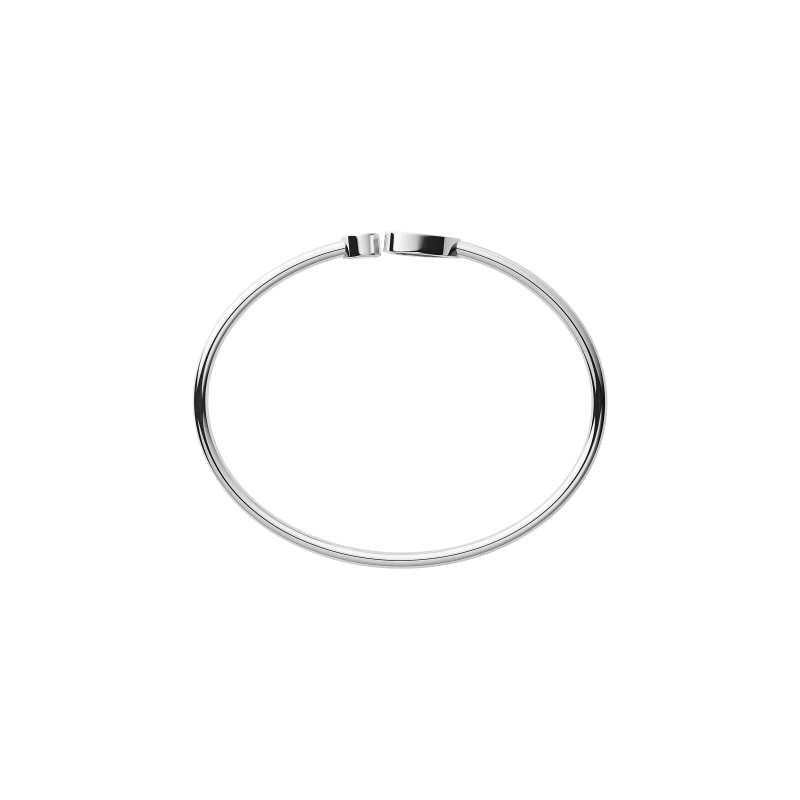 Chopard | CHOPARD - BRACCIALE GIUNCO HAPPY HEARTS, ORO BIANCO ETICO, DIAMANTE, MADREPERLA - 857482 (3)