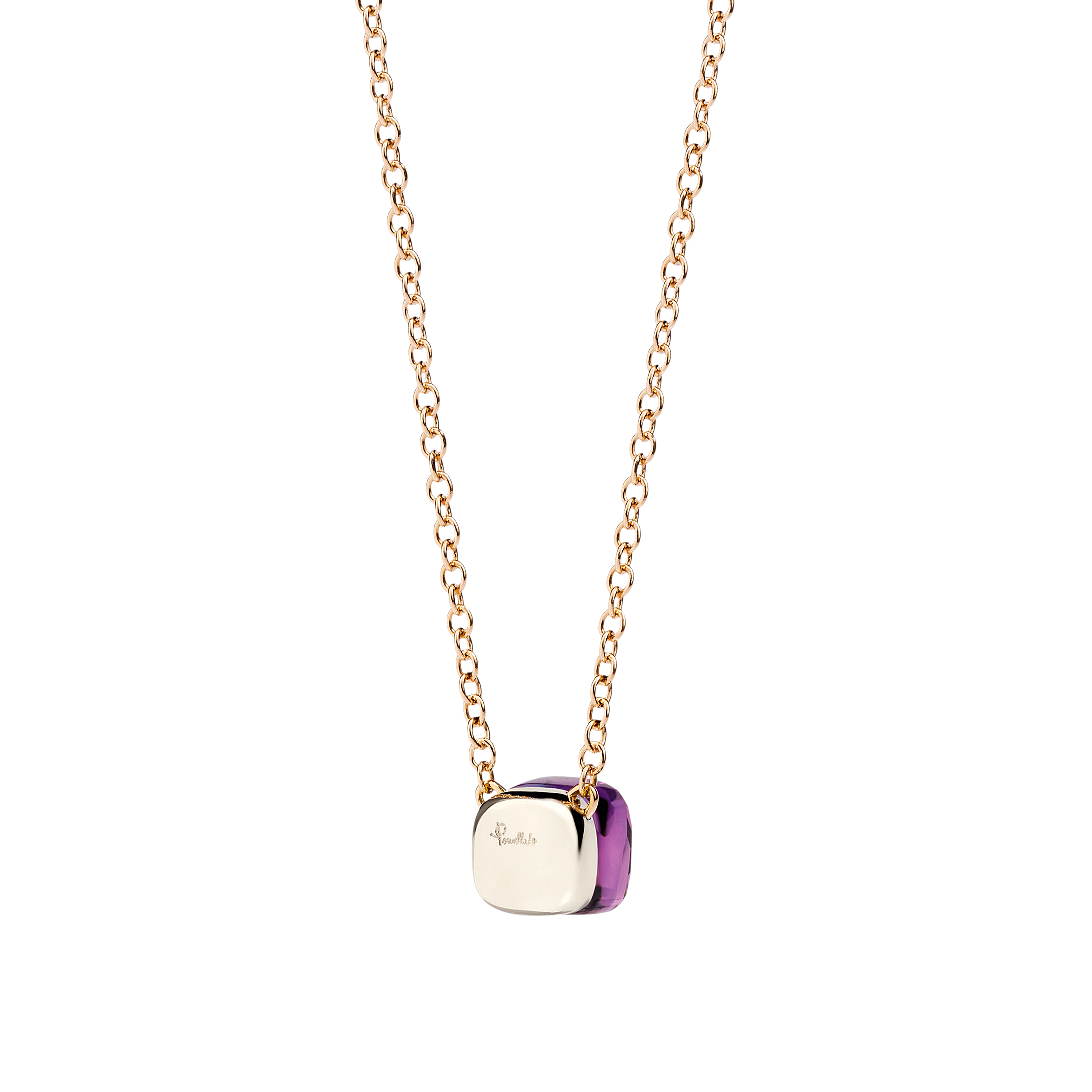 Pomellato | PENDENTE CON CATENA NUDO - PENDENTE IN AMETISTA CON CATENA IN ORO ROSA - PCB6010O6000000OI (3)