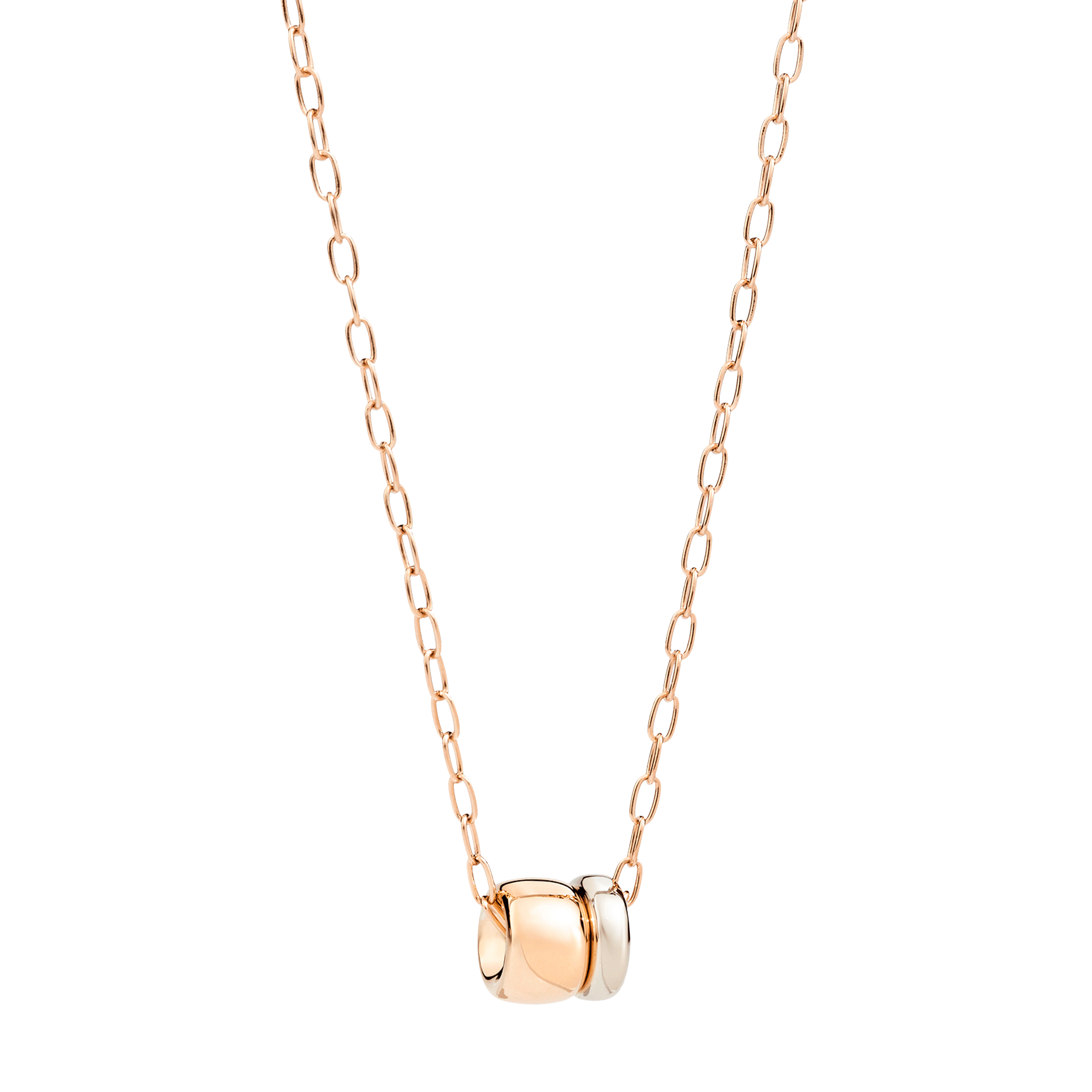 Pomellato | PENDENTE CON CATENA ICONICA - PENDENTE ICONICA IN ORO ROSA E DIAMANTI - F.B712BO7/44 - PCB7122O7000DB000 (1)