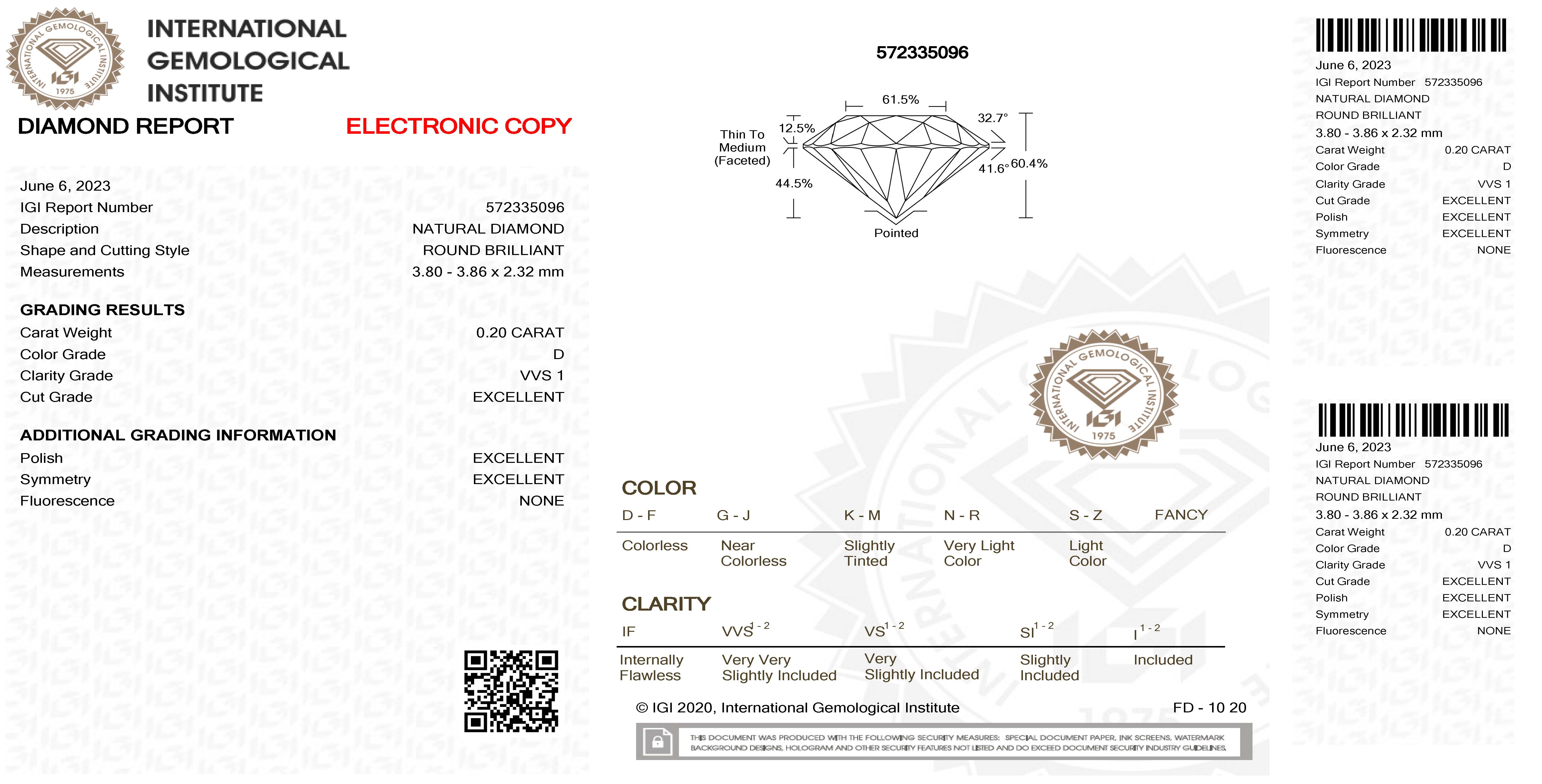 Bartorelli Italian Jewels | ORECCHINI SOLITARIO IN ORO BIANCO CON DIAMANTI CERTIFICATI IGI - BAOR31 (2)