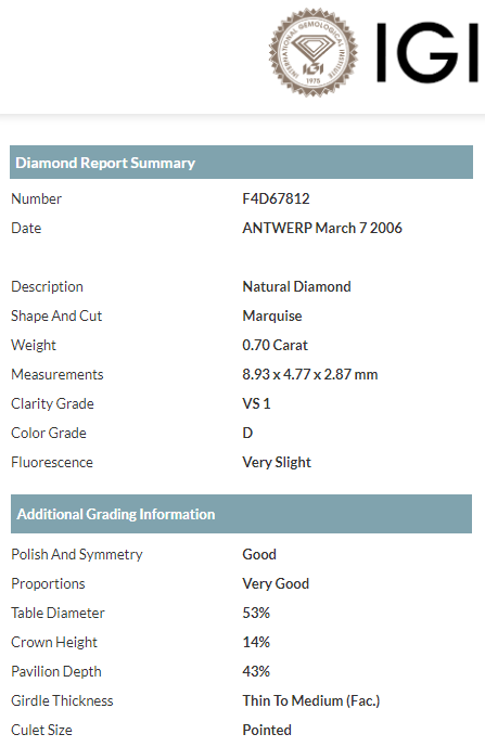 Bartorelli Italian Jewels | ANELLO RAMI IN PLATINO E DIAMANTI CERTIFICATI IGI - 3M00053W (5)