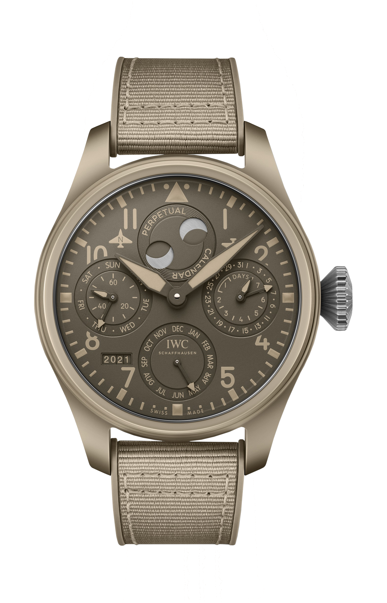 Iwc Schaffhausen | BIG PILOT&rsquo;S WATCH PERPETUAL CALENDAR TOP GUN EDITION &laquo;MOJAVE DESERT&raquo; - IW503004 (1)