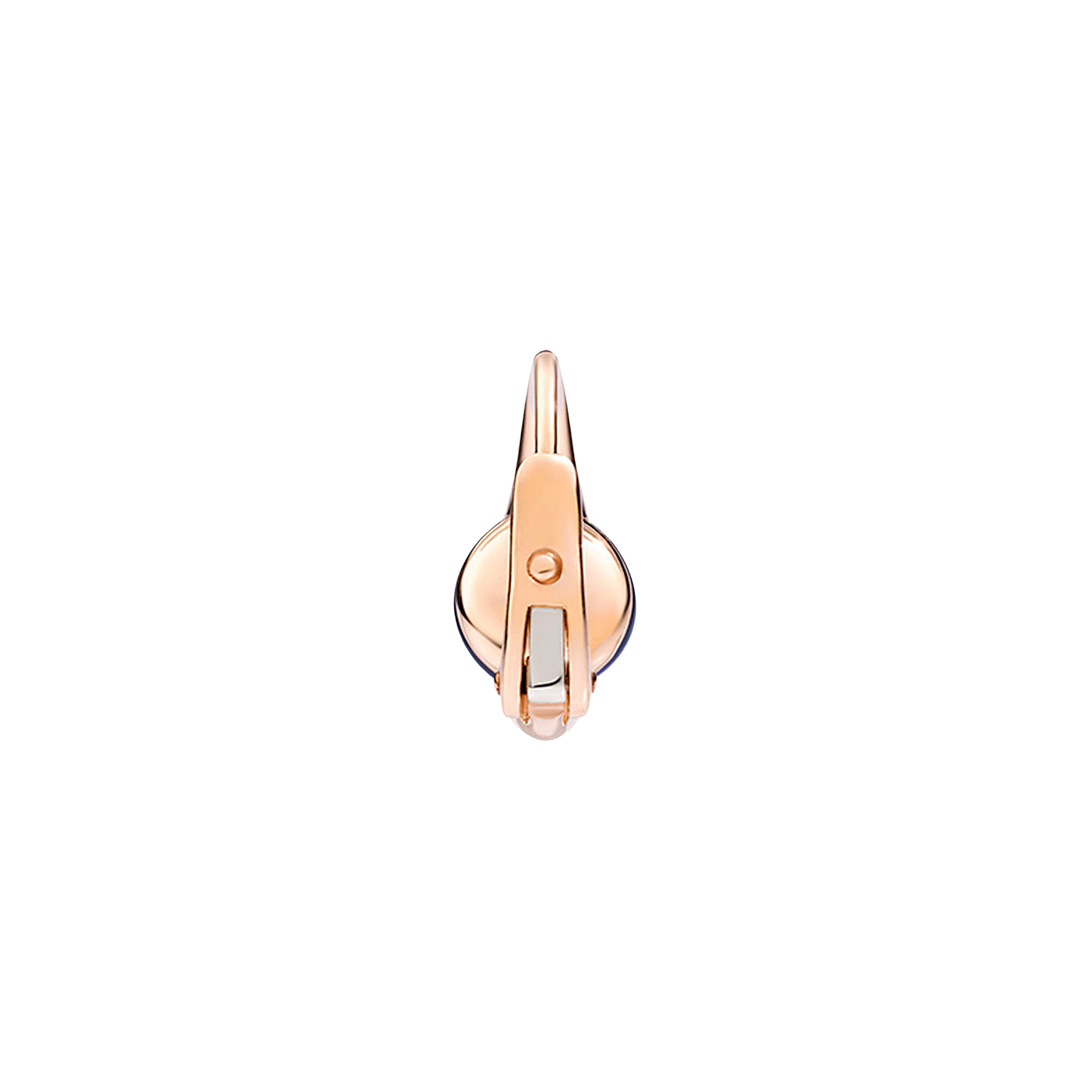 Pomellato | ORECCHINI M'AMA NON M'AMA - ORECCHINO SINGOLO IN ORO ROSA E IOLITE TONDA CABOCHON - O.B004THO7OX - O.B004THO7OX (3)