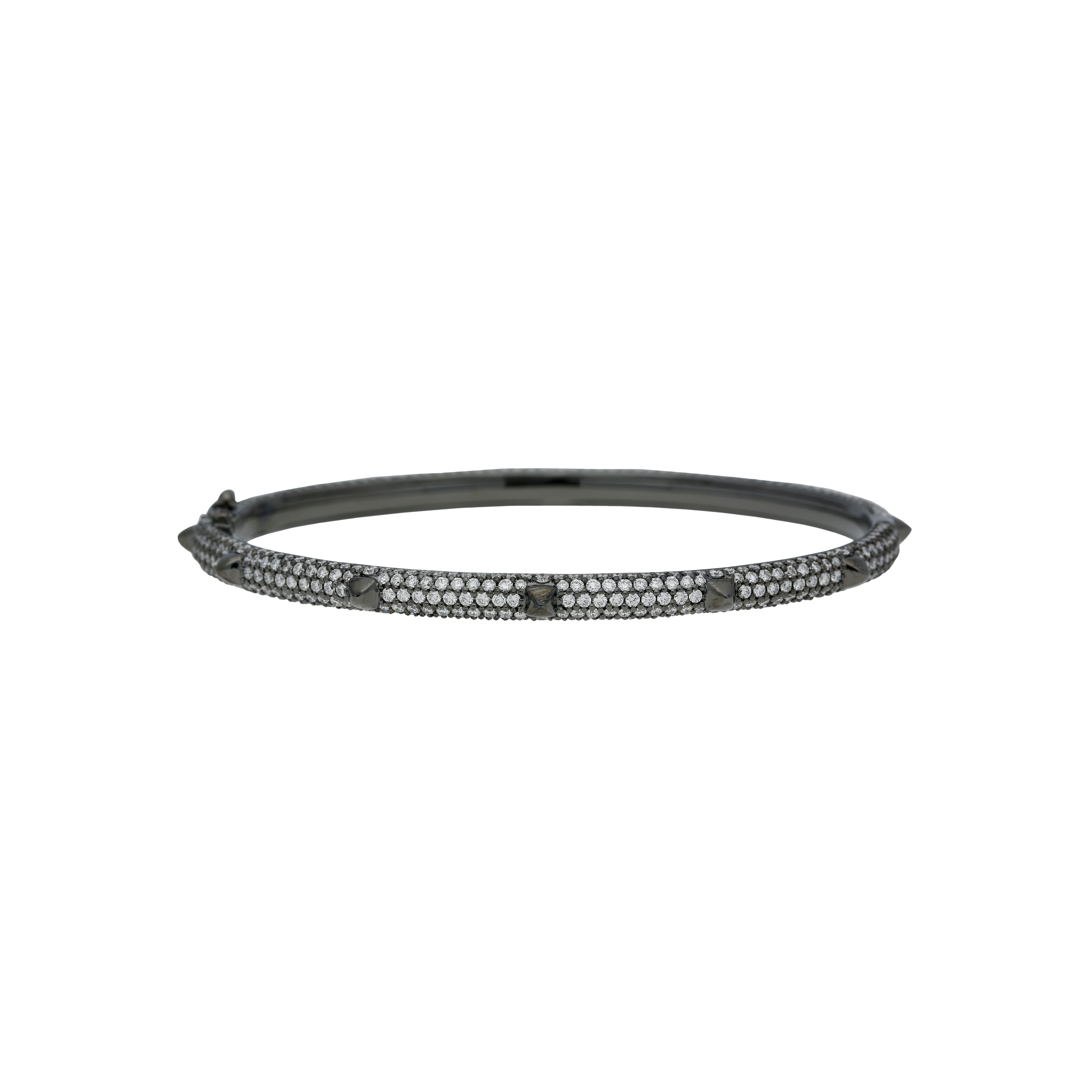 Bartorelli Italian Jewels | BRACCIALE IN ORO NERO PAVE' DIAMANTI BIANCHI - VB27858DBW2 (1)