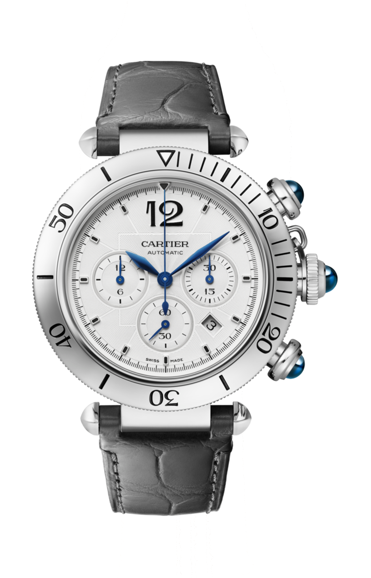 Cartier | PASHA DE CARTIER, 41 MM, ACCIAIO, AUTOMATICO - WSPA0018 (2)