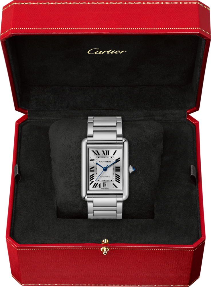 Cartier | TANK MUST DE CARTIER, MODELLO EXTRA-LARGE, ACCIAIO, AUTOMATICO - WSTA0053 (2)