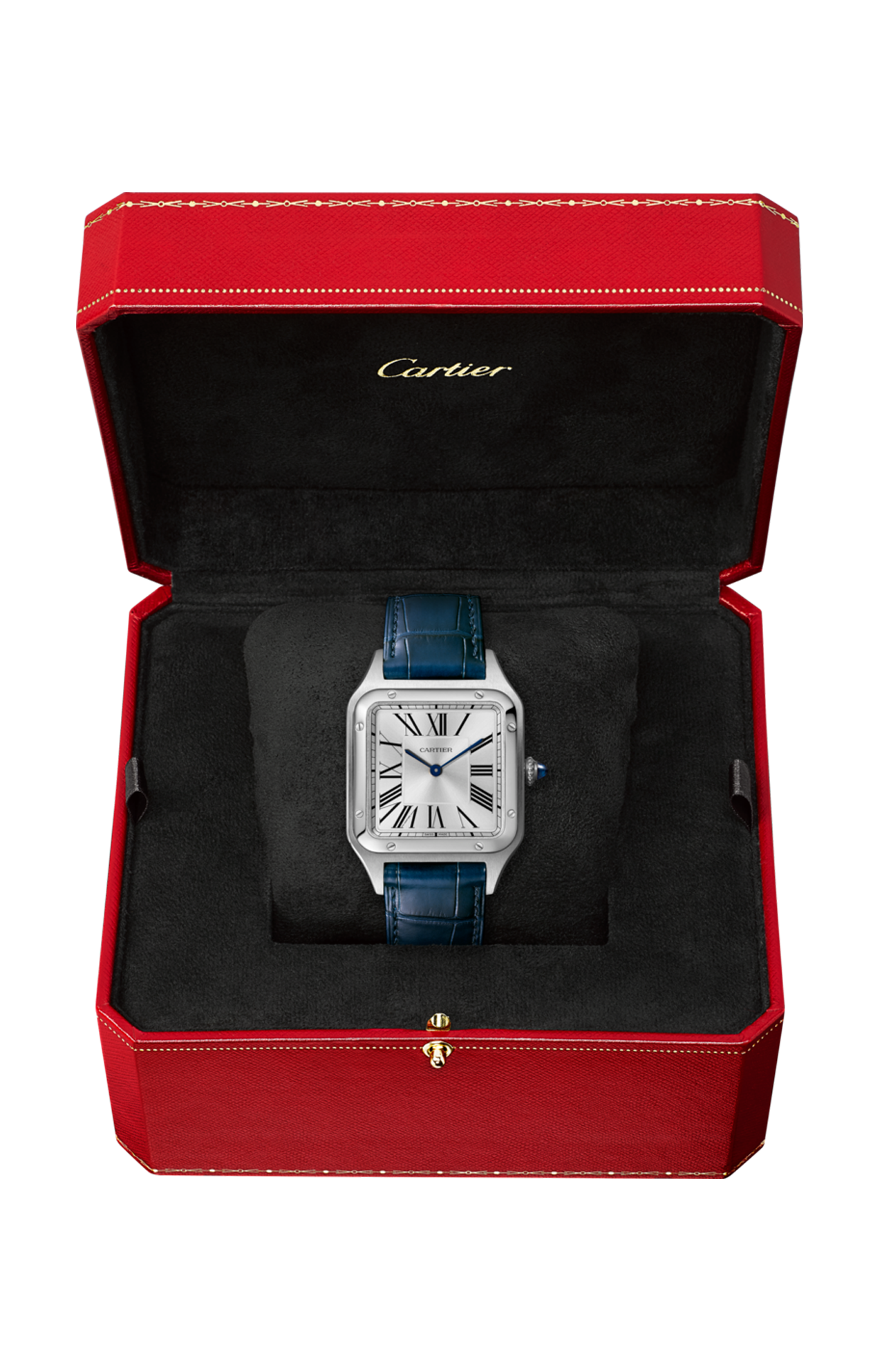 Cartier | SANTOS- DUMONT, MODELLO GRANDE, ACCIAIO, QUARZO - WSSA0085 (2)