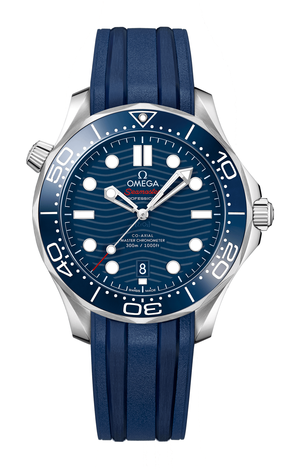 Omega | SEAMASTER DIVER 300M 42 MM, ACCIAIO SU CAUCCI&Ugrave; - 210.32.42.20.03.001 (1)