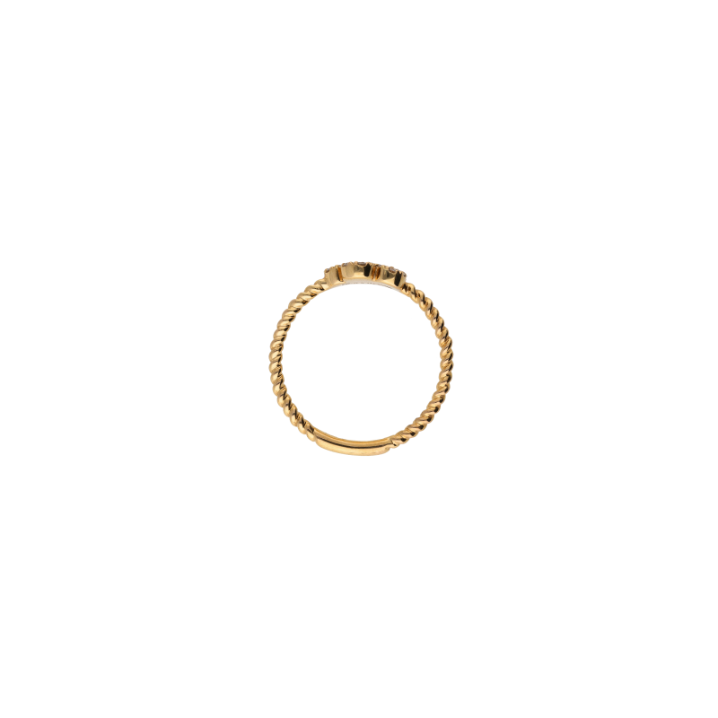 Bartorelli Italian Jewels | ANELLO FIORE IN ORO ROSA E PAV&Egrave; DI DIAMANTI - VR26601DP (3)