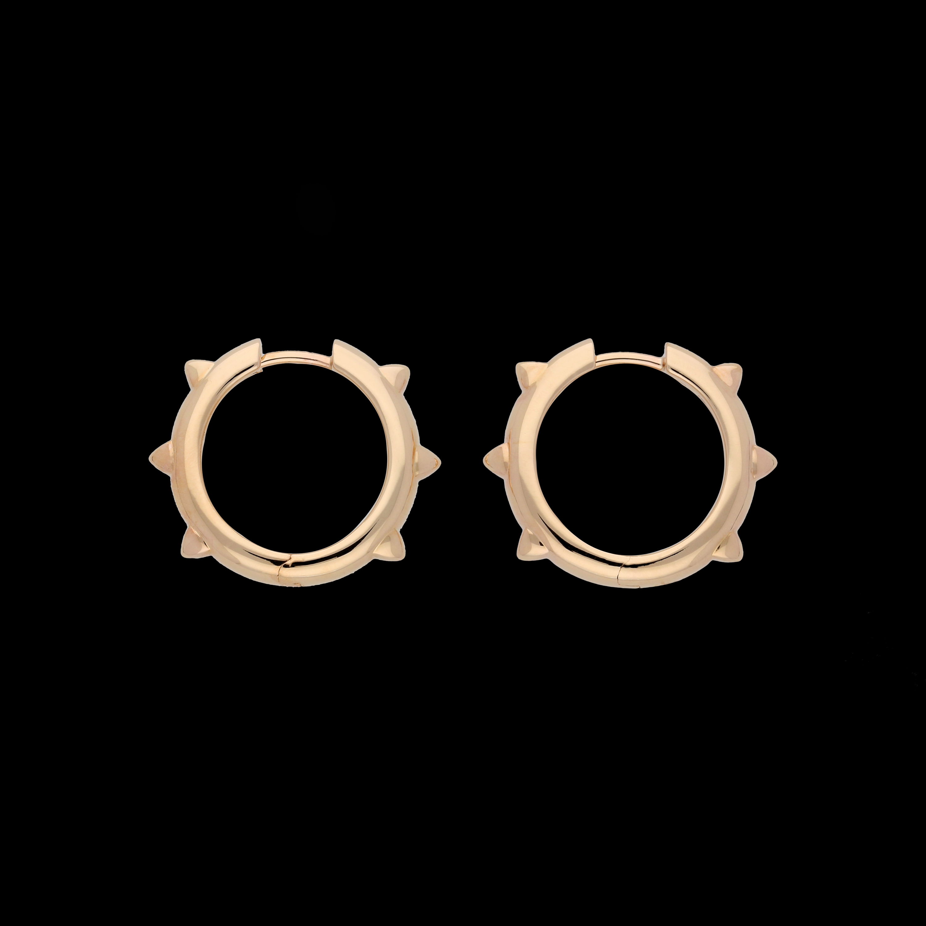 Bartorelli Italian Jewels | ORECCHINI PIRAMIDI IN ORO ROSA MODELLO GRANDE - VE27812P (4)