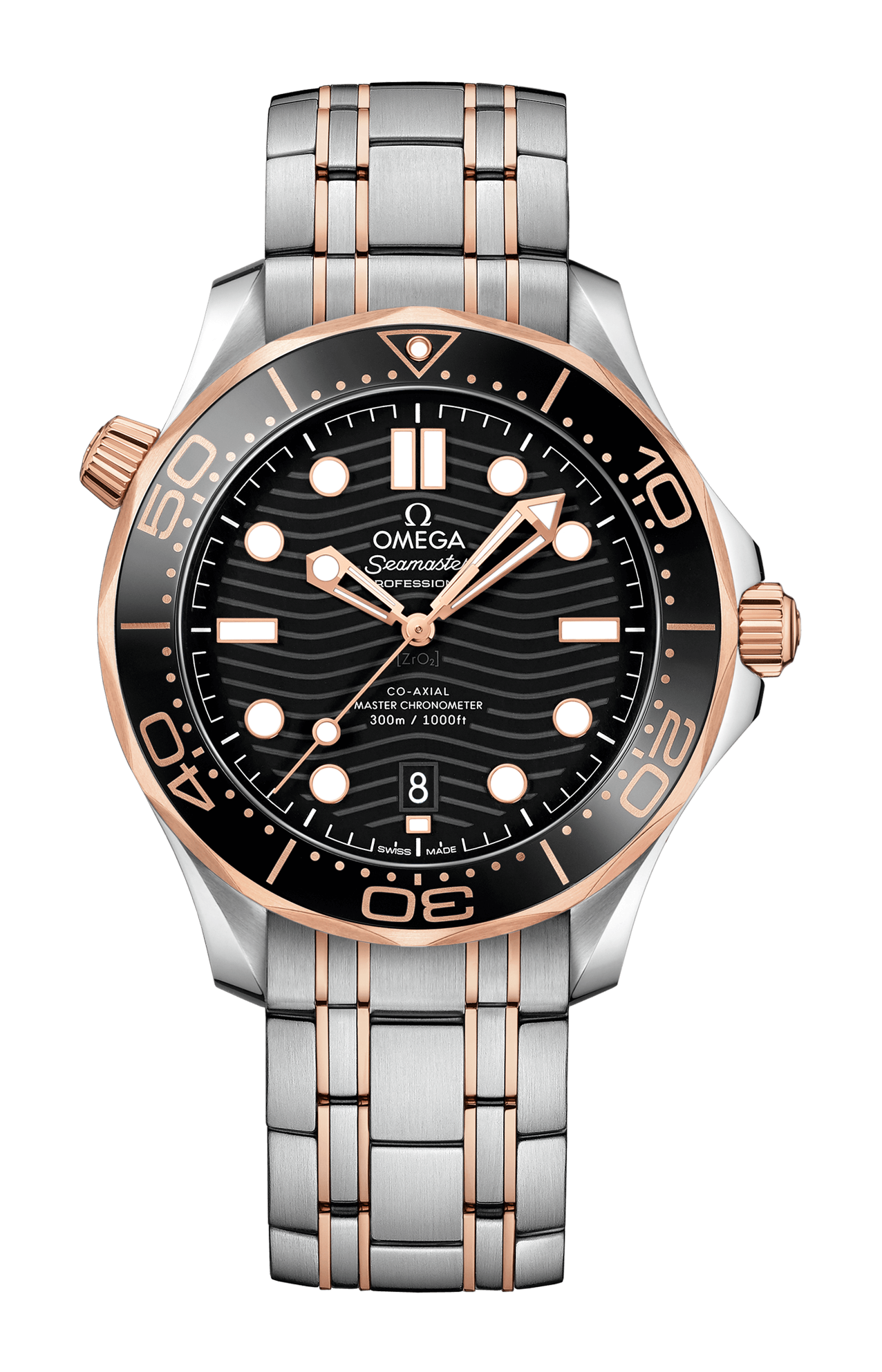 Omega | SEAMASTER DIVER 300M 42 MM, ACCIAIO-ORO SEDNA&trade; SU ACCIAIO-ORO SEDNA&trade; - 210.20.42.20.01.001 (1)