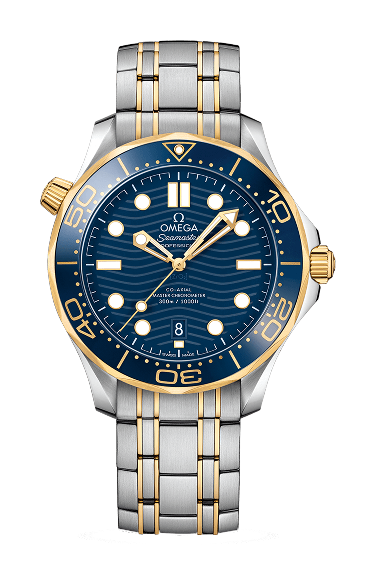 Omega | SEAMASTER DIVER 300M 42 MM, ACCIAIO-ORO GIALLO SU ACCIAIO-ORO GIALLO - 210.20.42.20.03.001 (1)