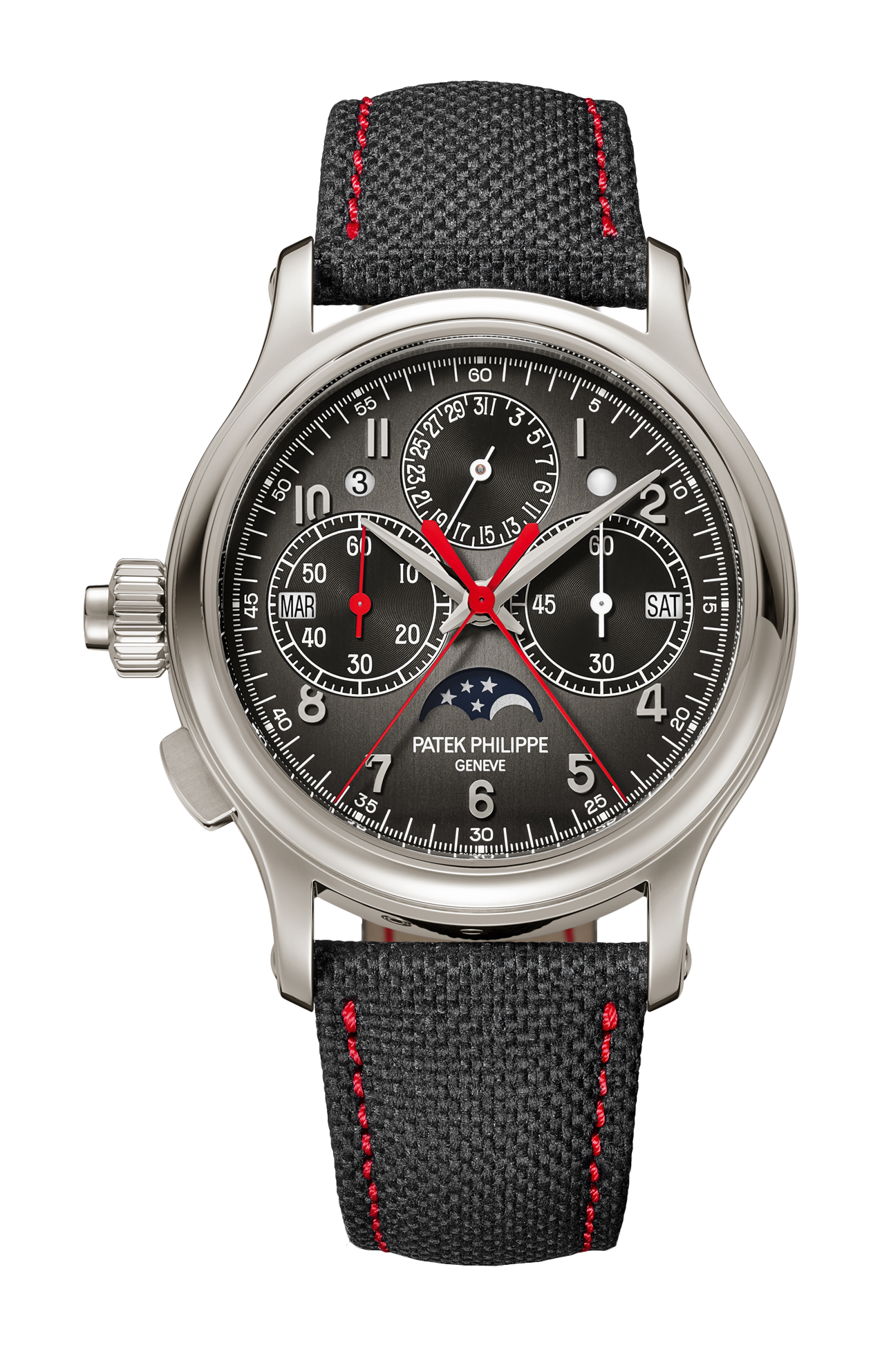 Patek Philippe | GRANDI COMPLICAZIONI CRONOGRAFO RATTRAPANTE MONOPULSANTE PER MANCINI, CALENDARIO PERPETUO, CARICA MANUALE - 5373P-001 (1)