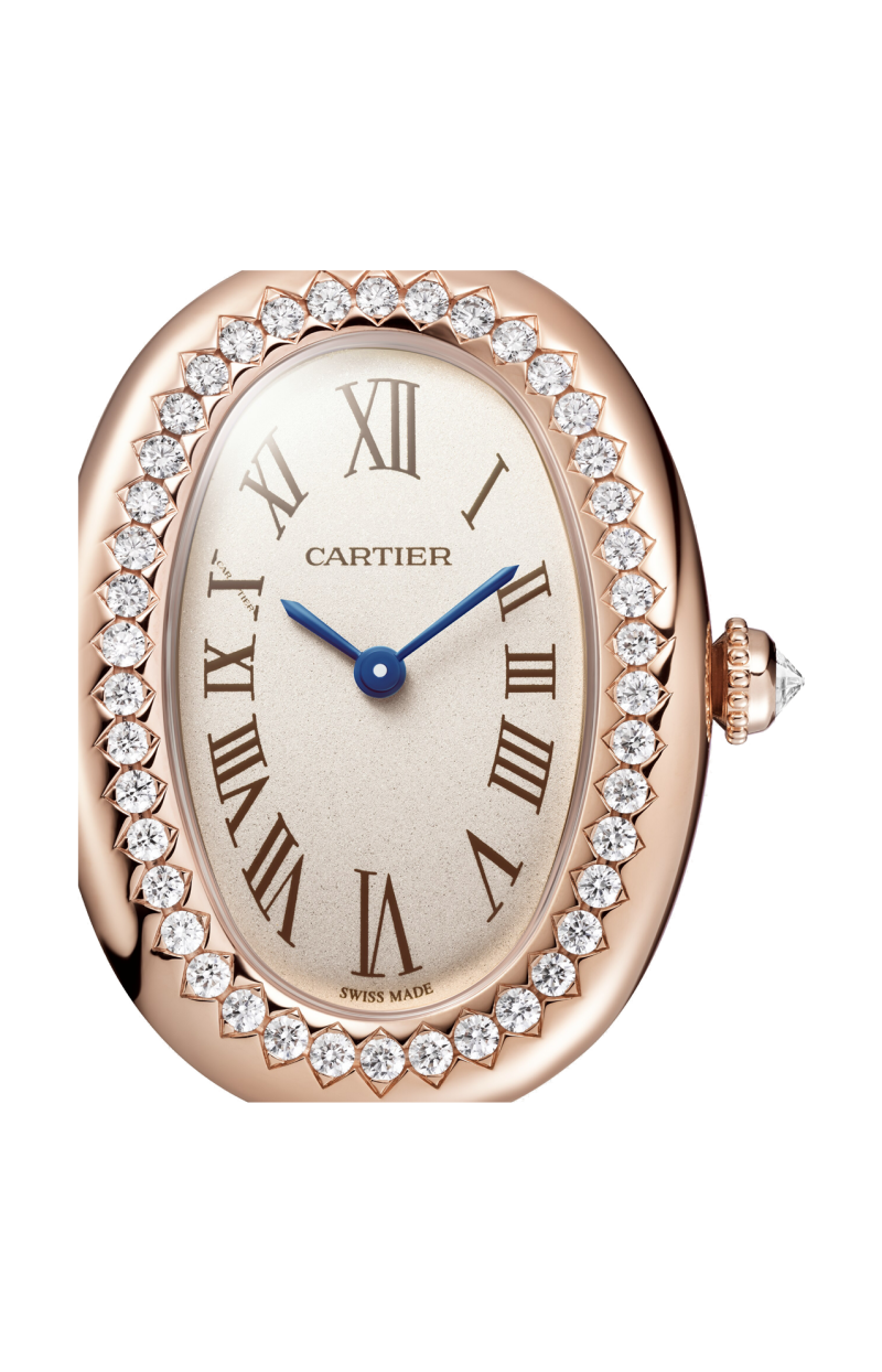 Cartier | BAIGNOIRE MODELLO PICCOLO, ORO ROSA, DIAMANTI, MISURA 16, QUARZO - WJBA0042 (3)