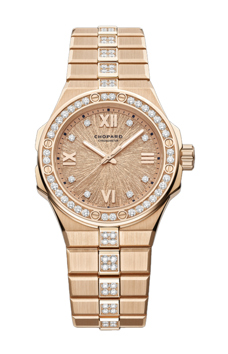 Chopard | ALPINE EAGLE 33 MM, AUTOMATICO, ORO ROSA ETICO, DIAMANTI - 295384 (1)