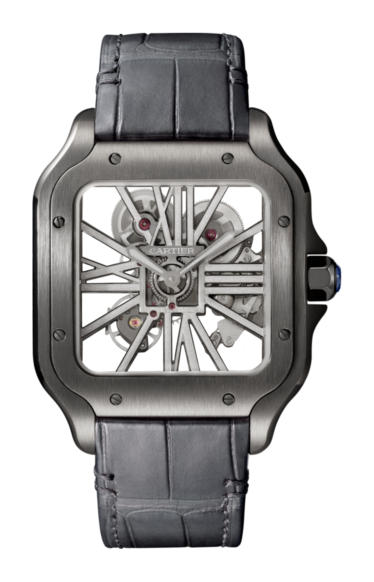 Cartier | SANTOS DE CARTIER, MODELLO GRANDE, ACCIAIO, MANUALE - WHSA0009 (1)