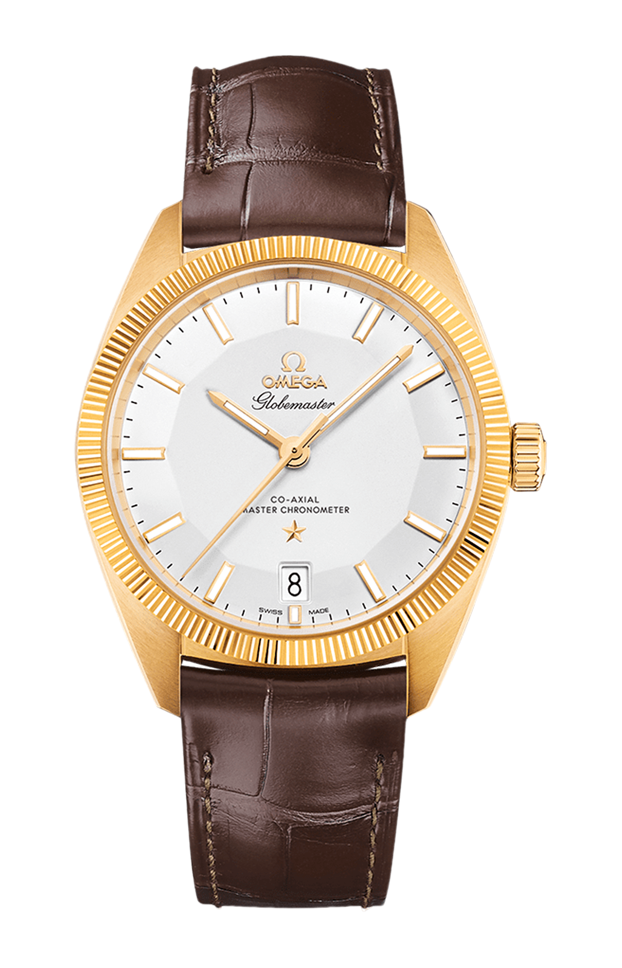 Omega | CONSTELLATION GLOBEMASTER 39 MM, ORO GIALLO SU PELLE - 130.53.39.21.02.002 (1)