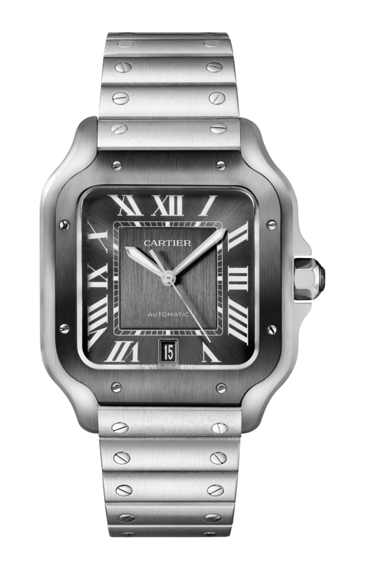 Cartier | SANTOS DE CARTIER, MODELLO GRANDE, ACCIAIO, AUTOMATICO - WSSA0037 (2)